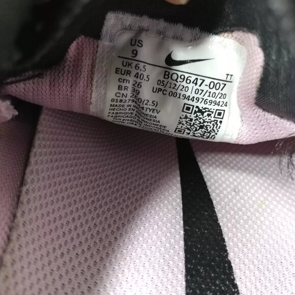 Nike Air Zoom Pegasus 37 Womens 9 Running Shoes Black Light Arctic Pink 2020 - Picture 3 of 11